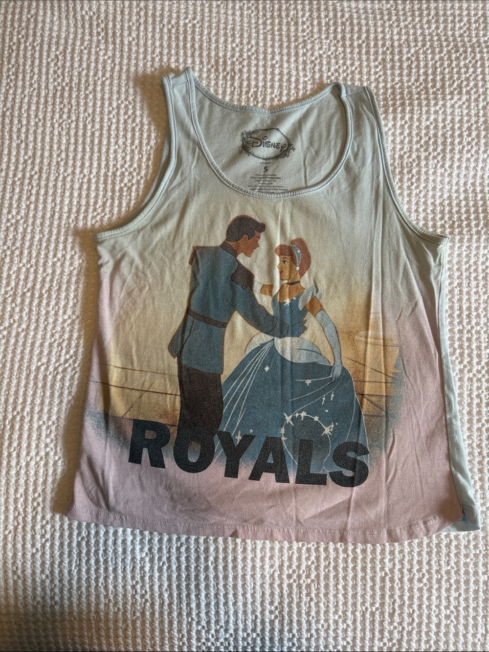 Disney Princess 'Royals' Girls Tank Top in Light Blue